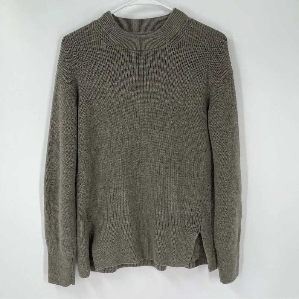 Lululemon Merino Wool-Blend Ribbed Crewneck Sweater
